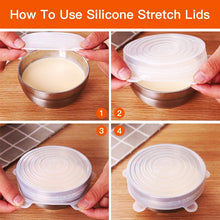 Load image into Gallery viewer, Silicone Stretch Lids Reusable Seal Lids Food Covers - OneWorldDeals
