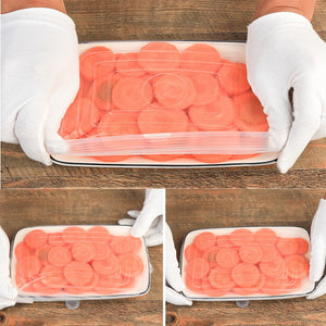 6 pcs Reusable Silicon Stretch Lids Universal Lid Silicone Food Cover - OneWorldDeals