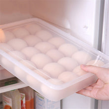 Load image into Gallery viewer, Plastic Egg Tray Holder Storage Container Organizer Bin With Lid For Refrigerator - OneWorldDeals