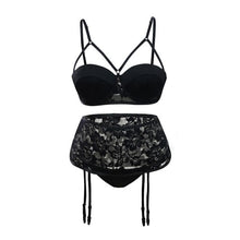 Load image into Gallery viewer, Plus Size Babydoll Bra Panty Set - OneWorldDeals