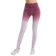 Load image into Gallery viewer, Kureas Fitness Leggings Women Stretchy Workout Push Up High Waist Butt Skinny Pants Breathable Quick dry Gradient Macarons on AliExpress - OneWorldDeals