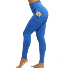 Load image into Gallery viewer, Women High Waist Leggings With Pocket - OneWorldDeals