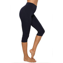 Load image into Gallery viewer, 3/4 Women Calf-length Capri With Pockets - OneWorldDeals