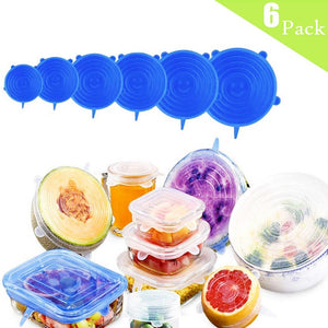 Silicone Stretch Lids Reusable Seal Lids Food Covers - OneWorldDeals
