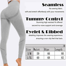 Load image into Gallery viewer, Womens Seamless Tummy Control High Waist Leggings - OneWorldDeals