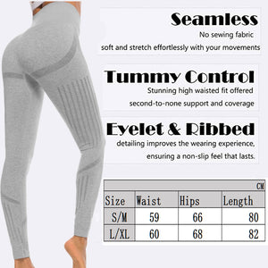 Womens Seamless Tummy Control High Waist Leggings - OneWorldDeals