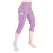 Load image into Gallery viewer, 3/4 High Waist Tummy Control Capri With Pocket - OneWorldDeals