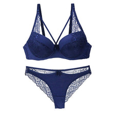 Load image into Gallery viewer, Womens lingerie Lace Bra + Panty Set - OneWorldDeals