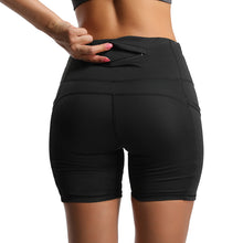 Load image into Gallery viewer, High Waist Short Leggings With Pockets - OneWorldDeals