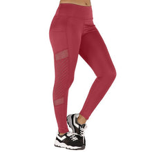 Load image into Gallery viewer, Womens Seamless Tummy Control Leggings With Pocket - OneWorldDeals