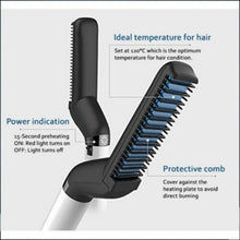 Load image into Gallery viewer, Electric Beard Straightening Comb - OneWorldDeals