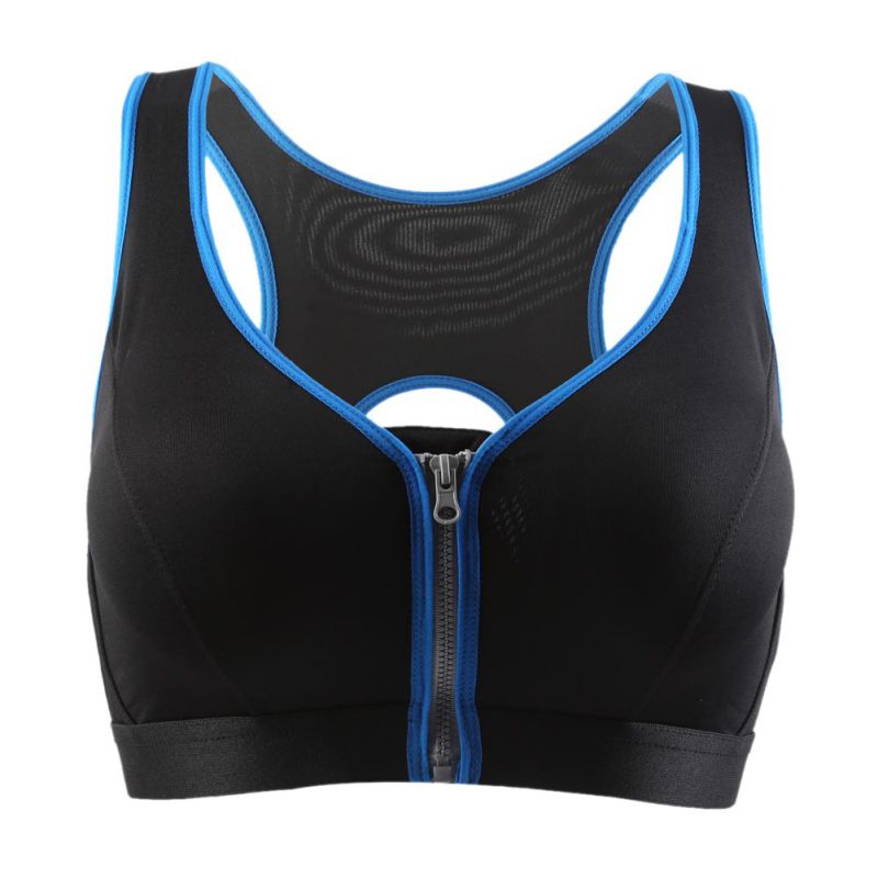 Sports Bra With Front Zipper - OneWorldDeals