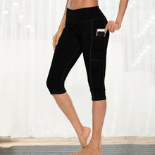 Load image into Gallery viewer, High Waist Capri With Pocket - OneWorldDeals