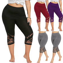 Load image into Gallery viewer, Women Lace Plus Size Leggings - OneWorldDeals